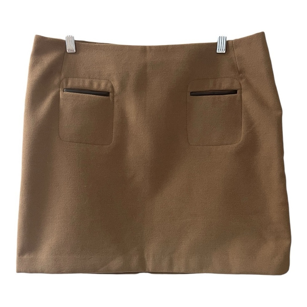 Dalia Collection Faux Suede Fall Mini Skirt Size 12 Women